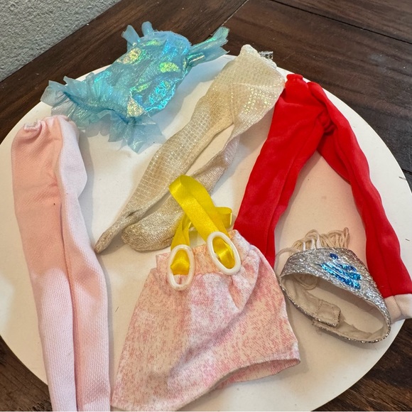 Other - Vintage Barbie doll style clothing skirt pants leggings dress bundle